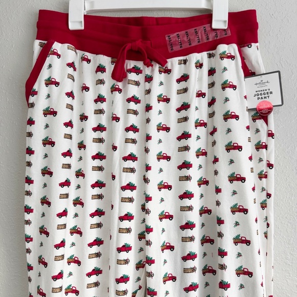 Hallmark Other - NWT Hallmark Christmas Holiday jogger pants pjs pajamas Sled tree truck XXL